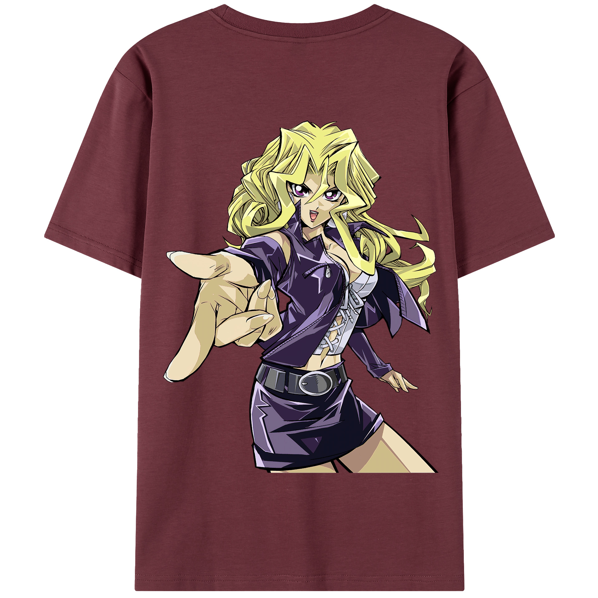（画像用） 遊☆戯☆王 Yu-Gi-Oh! 綿100％半袖Tシャツ（背面プリント）